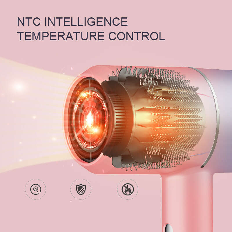 2023 new 110~220V portable light High power household blue hair hot and cold air dryer