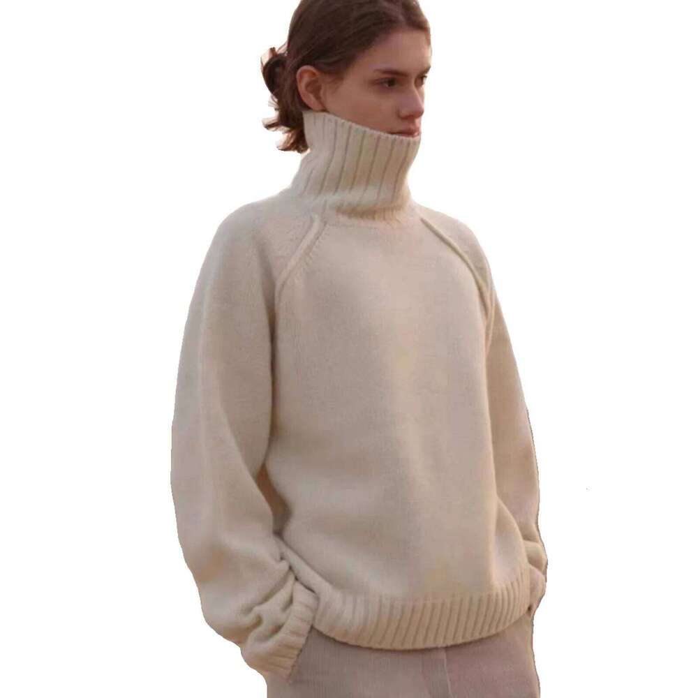 European Station Turtleneck Cashmere Women's High-Grade Autumn/Winter Pullover Knit Base Sweater 20250809