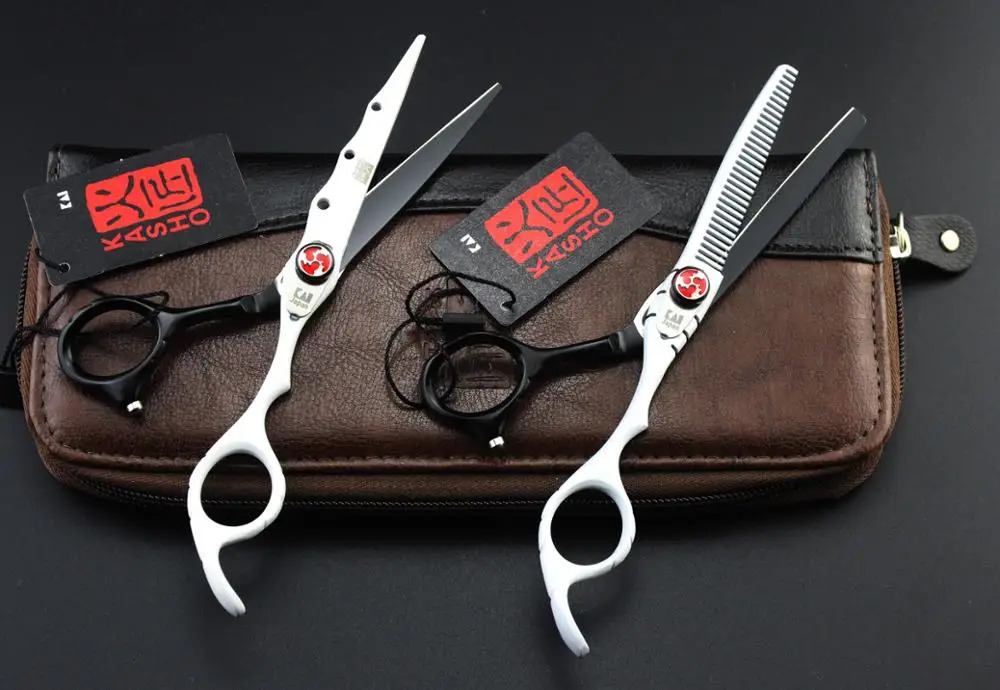 Professional 6 inch scissors Hairdressing scissors Barber scissors Straight Thinning Hair Cutting Tool 250812