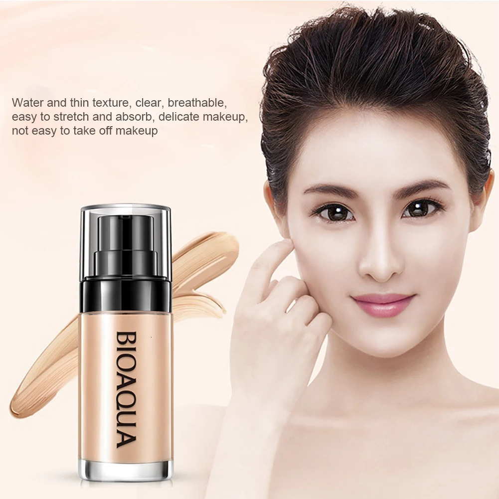 30ml Matte Liquid Foundation Waterproof Long Wear Full Cover Spot Natural Face Base Makeup Matte Concealer Cosmetic 3 Color 250812