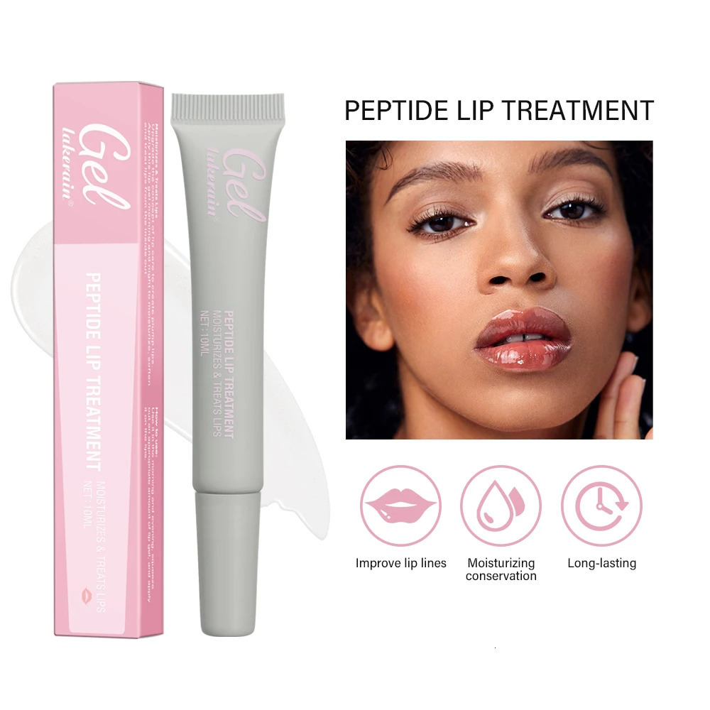 Peptide Lip Treatment Lip Mask Gel To Dead Skin Lipstick Base Lip Cream Lip Care Mask 10ml 250813