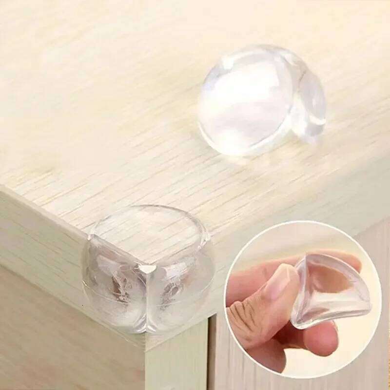 4pcs Children's Baby Safety Silicone Round Pvc Table Corner Anti-Collision Protective Cover