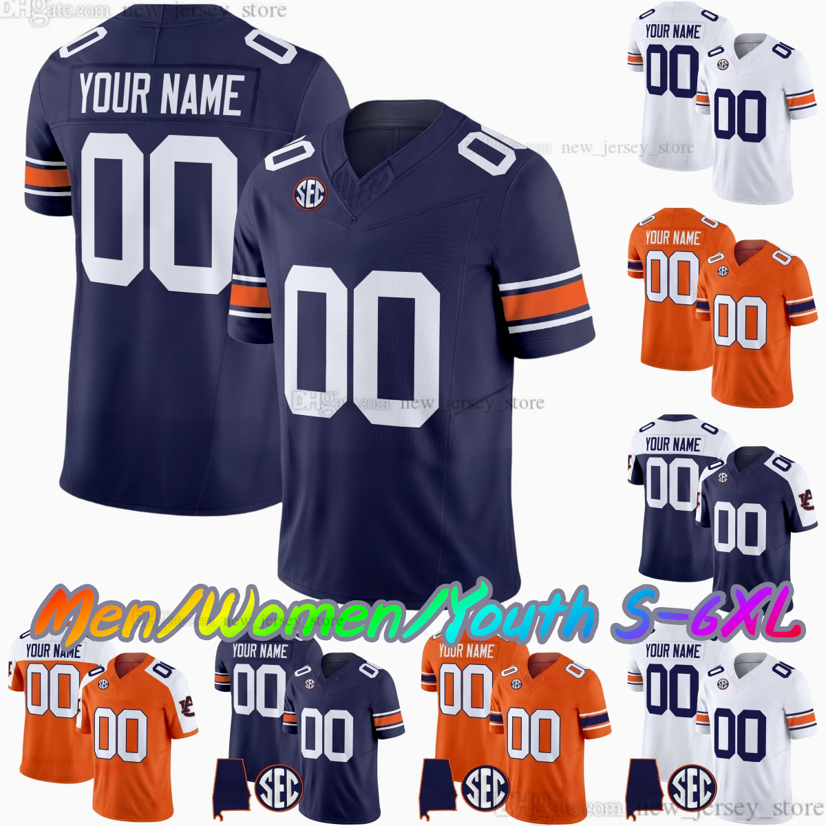 2025 Custom S-6XL College Football Jersey 15 Brown 27 Hunter 1 Thorne 12 Mausi Jr. 0 Alston 2 Newton 34 Jackson 35 Jones 23 Cobb 4 Simmons 2 Newton McGough Stitched Jerseys