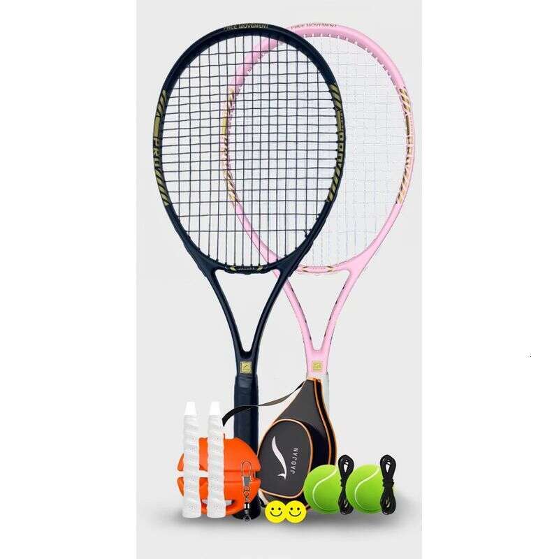 Trainer Outdoor With String Rebound Self-Practice Parent-Child Children's Single Player Tennis Racket Set