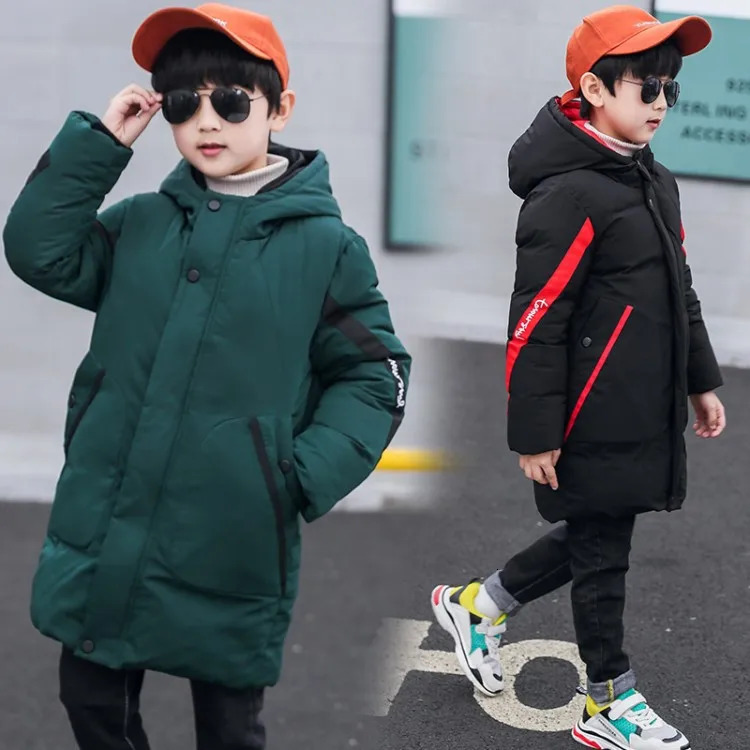 5-14 years old boys coat winter childrens down padded jacket boys casual outerwear cotton-padded jacket 120-170cm 250813
