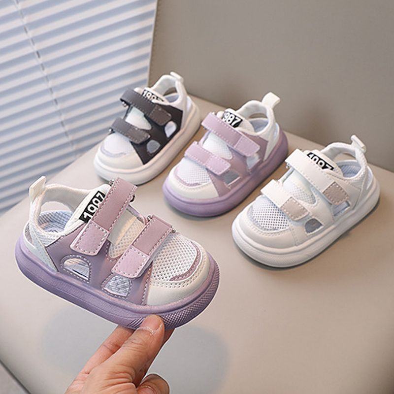 Kids Sports Sandals Summer New Boys Girls Hollow Out Shoes 1-4 Years Kidsnest Toddler Comfortable Sandals for Boy Baby Girl Shoes Sizes US0.5C-US8C K0