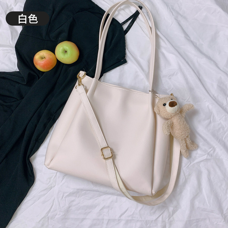 Women's Korean and Japanese Style New Large Capacity Shoulder Fashion Versatile Commuter Tote Bag for Women