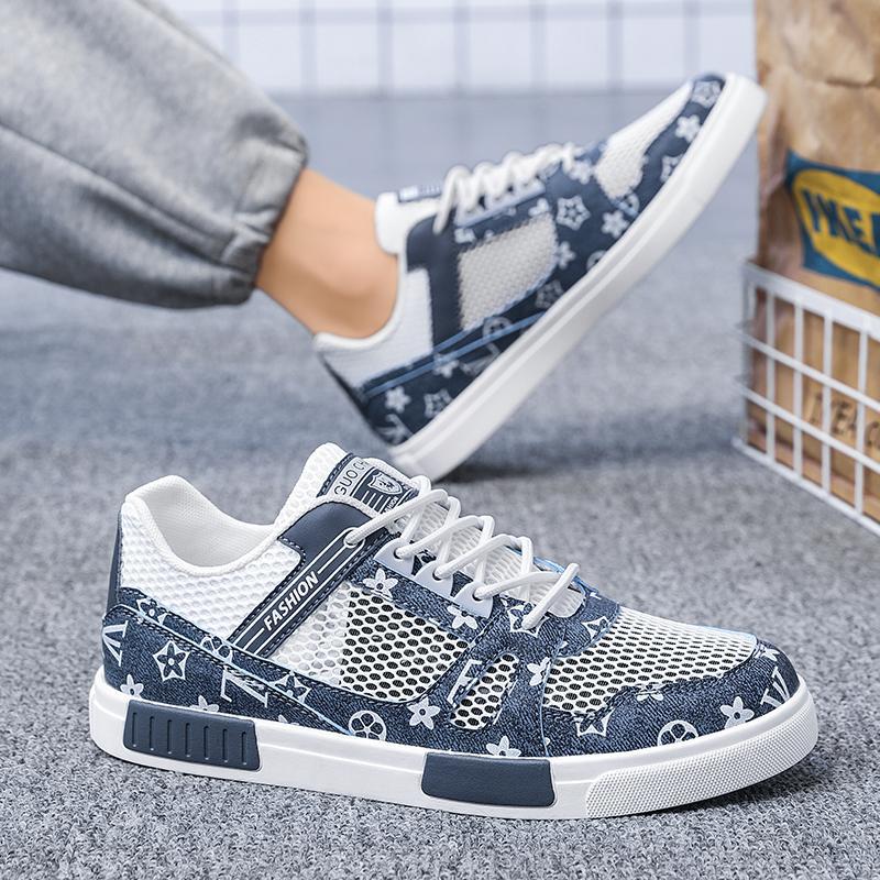 Designer Shoes Large-sized hollowed-out fashionable sneakers for men 2025 New style comfortable mesh shoes Lightweight, trendy, versatile casual shoes