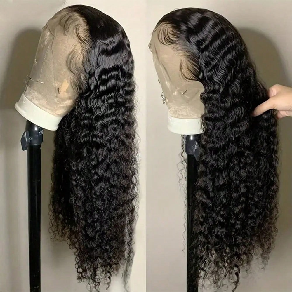 40 42 Inch 13x4 13x6 Hd Black Lace Frontal Wigs Loose Deep Wave Wig Ready To Wear Curly Wave Lace Front Wig Synthetic For Women