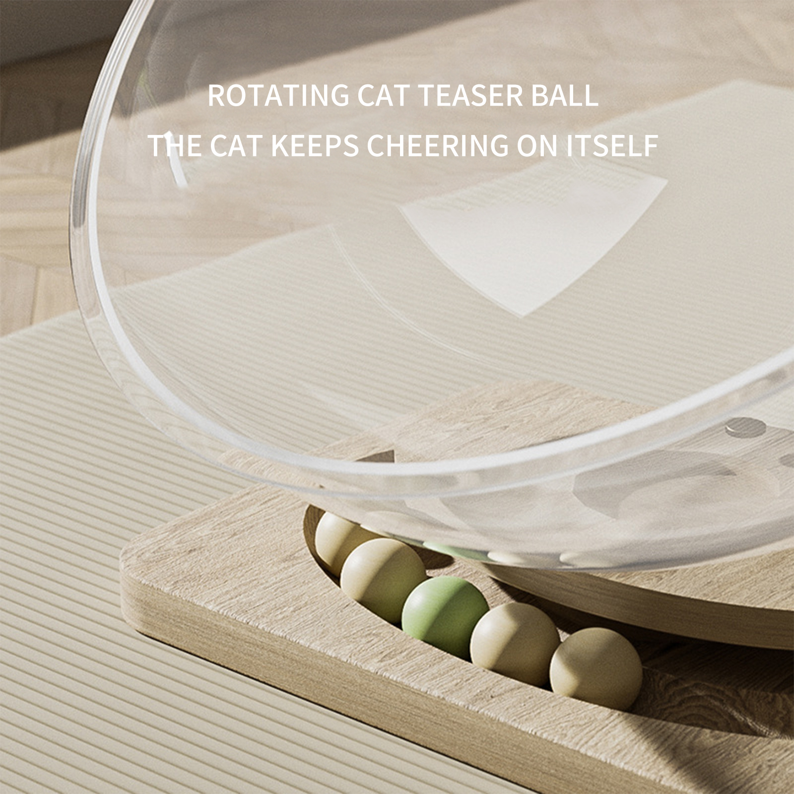 Space capsule cat nest, suitable for all seasons, warm in winter, acrylic solid wood turntable, cat nest, cool in summer, pet supplies