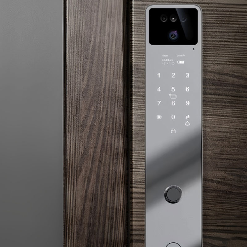 Smart Door Lock with Facial Recognition, Fingerprint Lock, Camera, Biometric Door, Smart Digital Lock RUBINHR F7