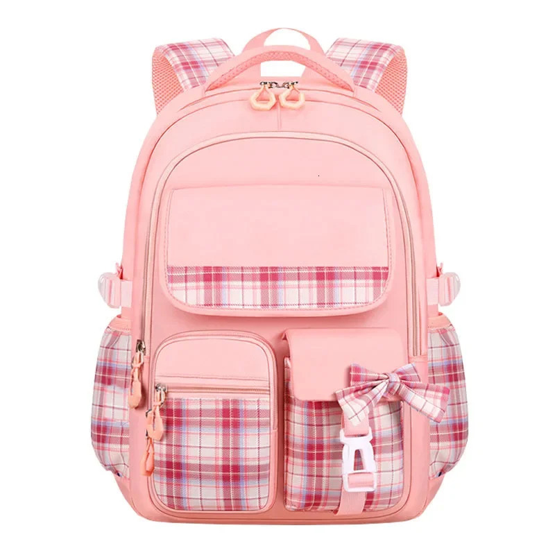Children School Bags For Girls Kids Satchel Primary Orthopedic School Backpacks Princess Backpack Book bag 250813