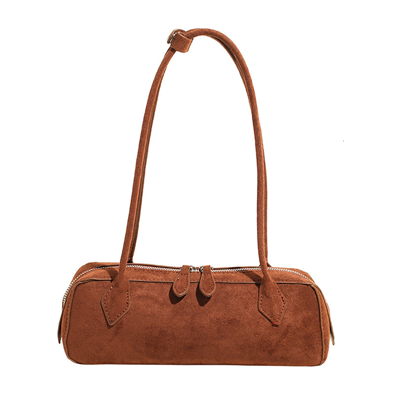 2025 New Designer Underarm Bag Retro Suede Shoulder Bag