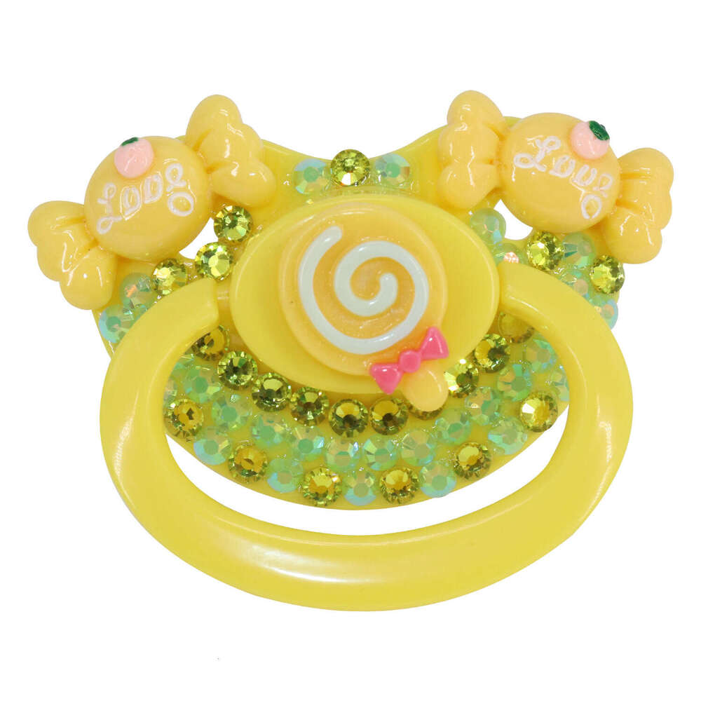 Adult Baby Soother Deluxe Large Pacifier with Rhinestones