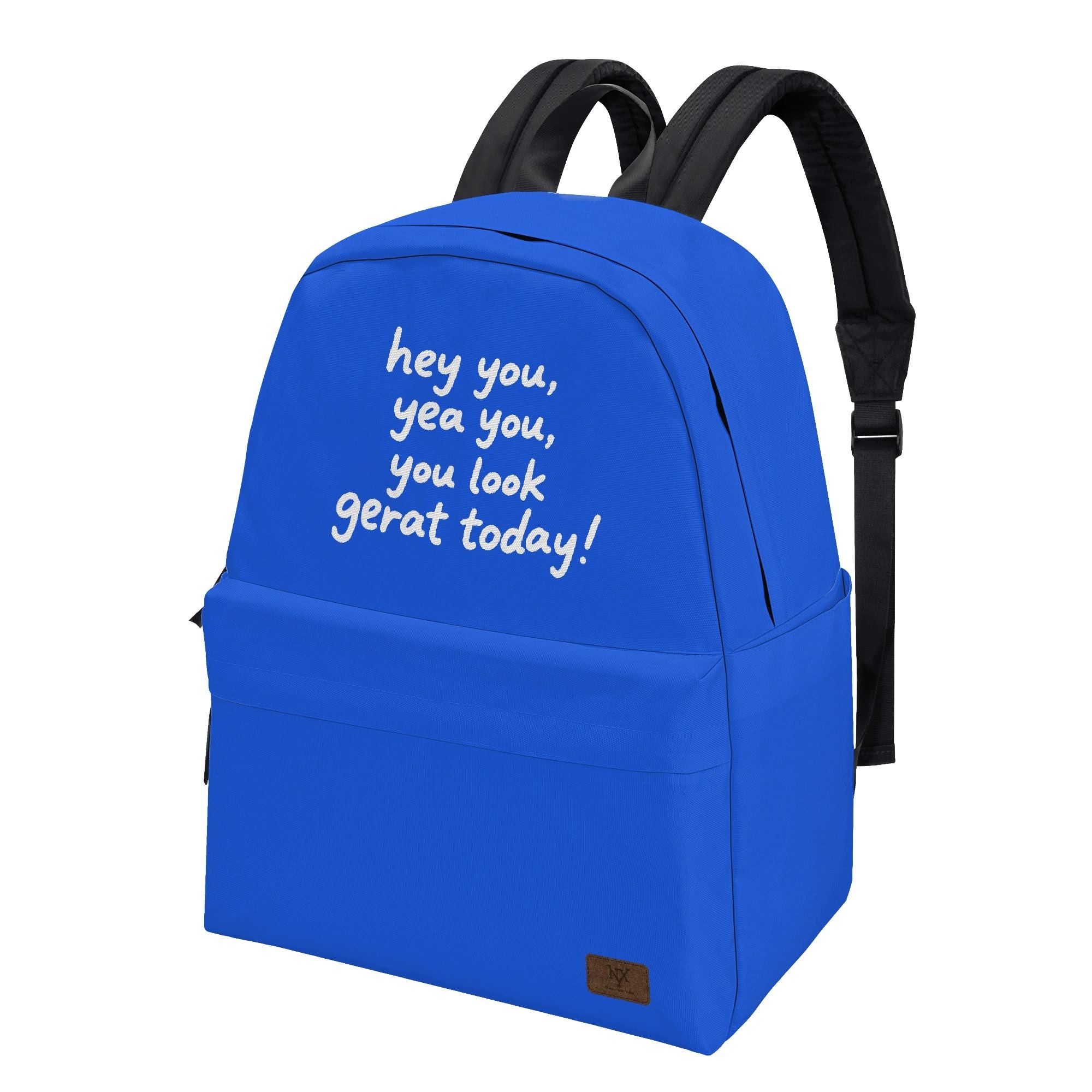 NXY high quality backpack luxury bag Women solid color backpacks designer bookbags back packs womens fashion all-match Large blue letters schoolbag