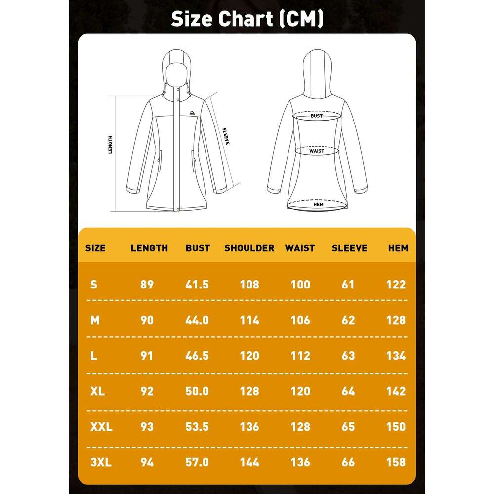 Outdoor Ride A Bike Mountaineering Jackets Women Rain Coat Long Jacket Waterproof Raincoats Feminina Gifts