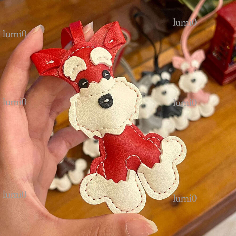 Fashion bag pendants Puppy PU Creative Dog Bag Cartoon Leather Pendant Small Gift