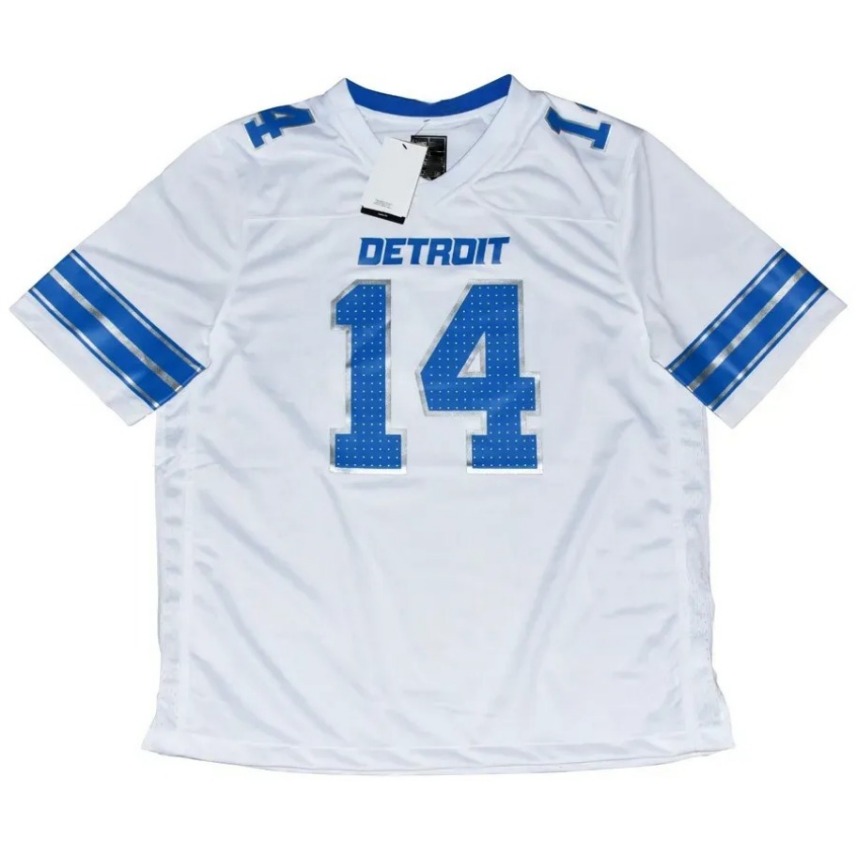 0 Gibbs Customize 2025 Football Jerseyss 14 Amon-Ra St. Brown Jahmyr Campbell Barry Sanders Jared Goff Okudah Johnson Shxinet000
