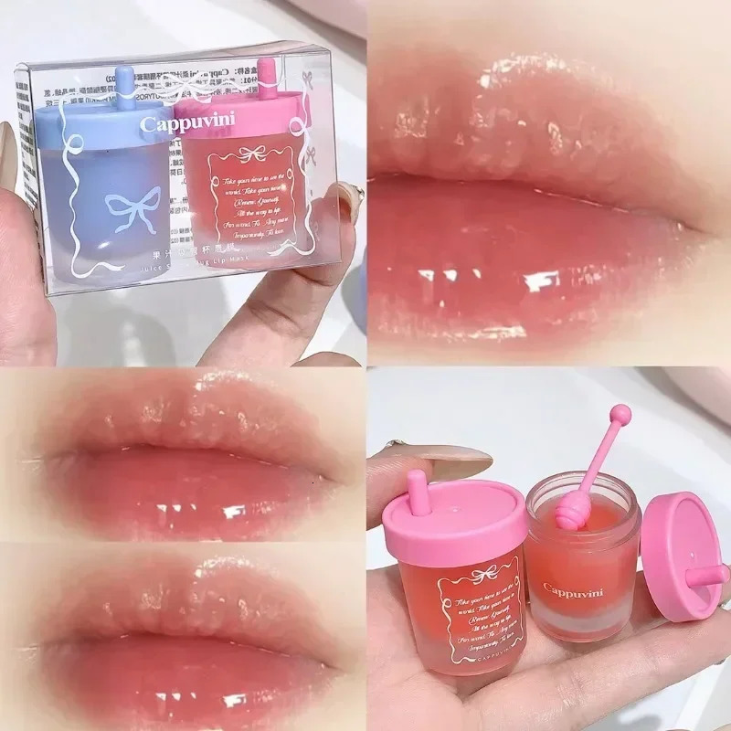 Blueberry Juice Solid Lip Mask Nourishing LipBalm Lasting Hydrating Jelly Lipstick Water Light Gloss Lip Glaze Tint 250813