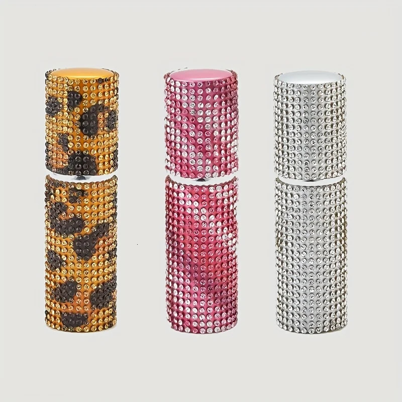 Empty Portable Spray Bottle Mini Bling Crystal Refillable Perfume Atomizer Bottle Scent Pump Case Travel Perfume Atomizer 250813