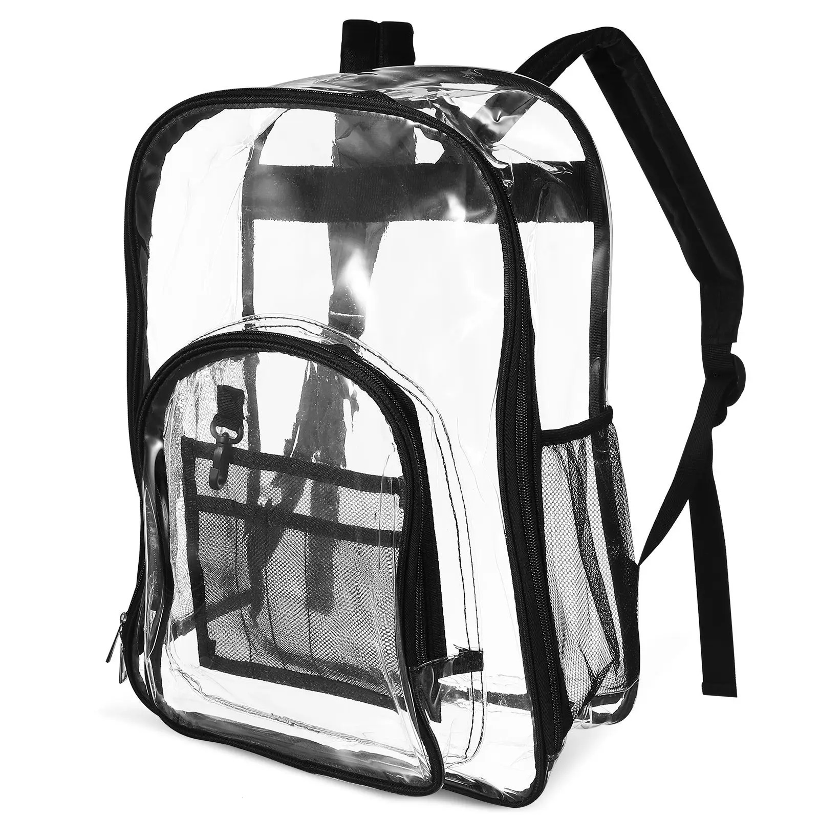 Eco Friendly Transparent Backpack for Kids Boys Girls Clear Stadium Bag Heavy Duty Basketball Event Bookbag Child Accessories 250813