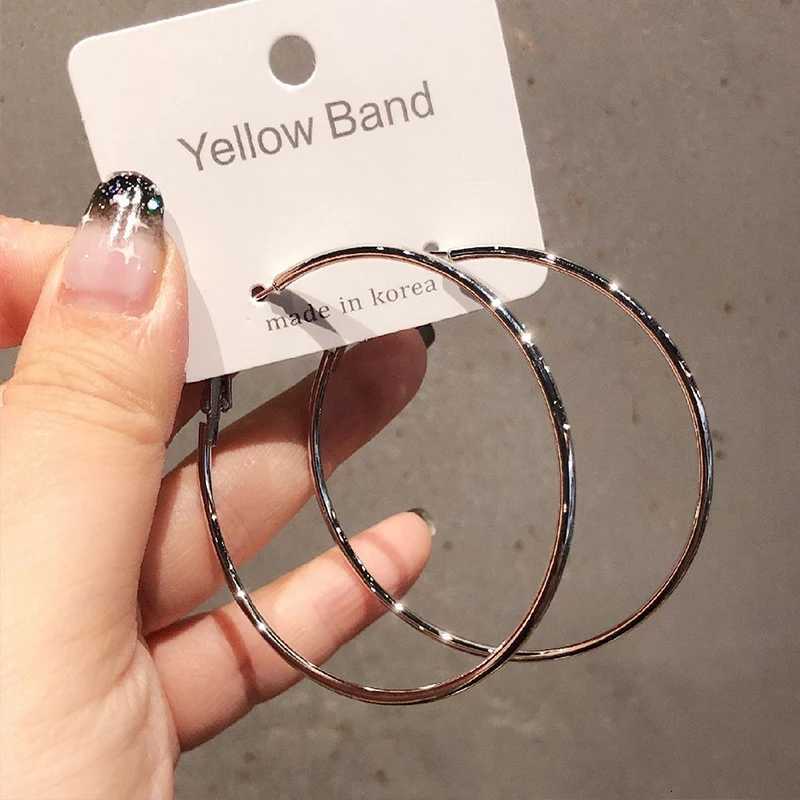 Large Circle Hoop Earring Gold Silver Color for Women Round Earrings Hoops Ear Rings Women Girl Birthday Jewelry Party Club Gift XJ250814