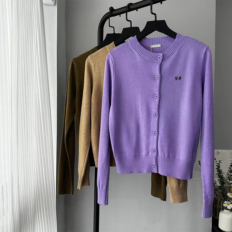 Womens Knitted Sweater Long Slve Crew Neck Cardigan Warm Autumn u0026 Winter Coat Soft u0026 Cozy Casual u0026 Chic L2510186YHK