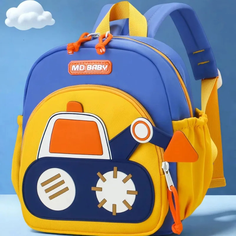 2-6Y Childrens School Bags Patched Color Fashion Trend Kindergarten Backpack Protect Spine Shoulders Kids Backpacks 250813