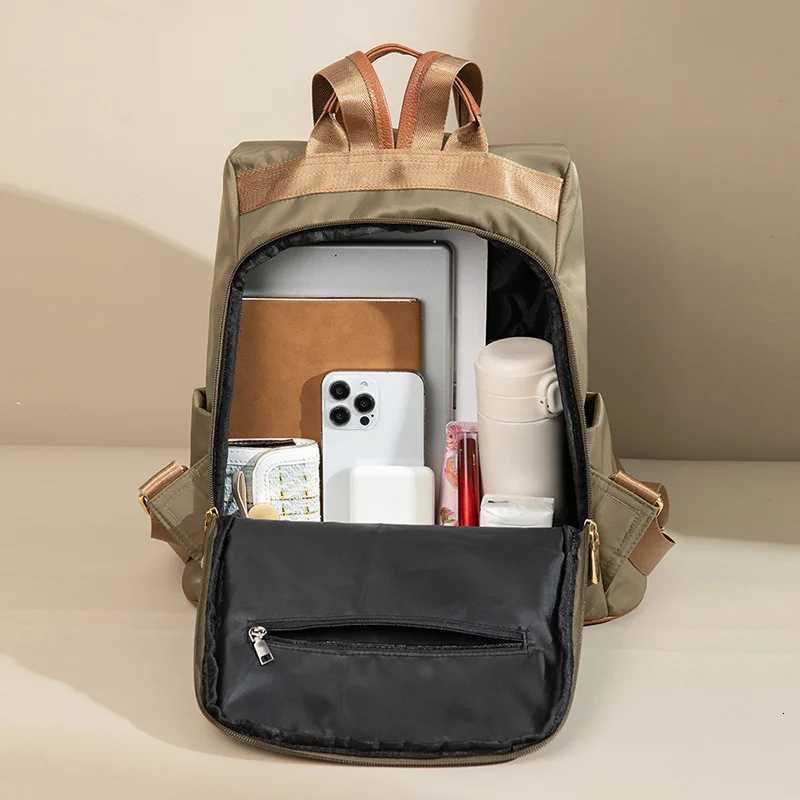 Waterproof Womens Backpack Luxury Oxford Cloth Student Back to School Bag Fashion Women Travel Backpack Girls Schoolbag 9802XJ250814