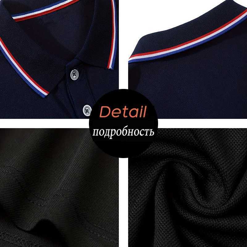 2025 Mens Summer Long Sleeve Lapel Polo Casual Breathable Comfortable Polo Shirt Solid High Quality Mens T-Shirt Dropshipping XJ250804
