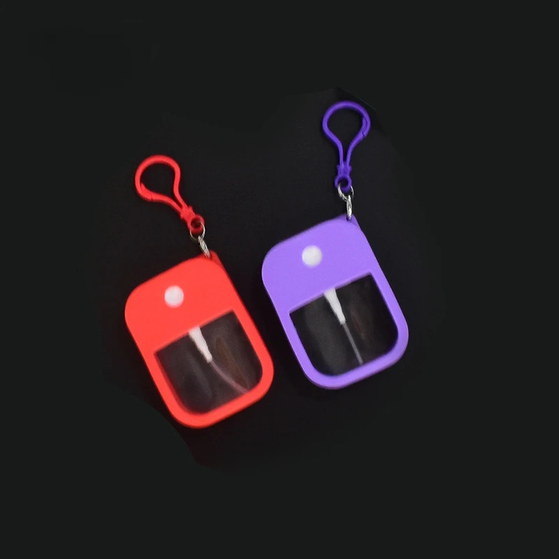 38ml Spray Small Sanitizing Spray Scented Vegan Hand Sanitizer with Keychain Perfume Alcohol Water Spray Bottle Travel 250813