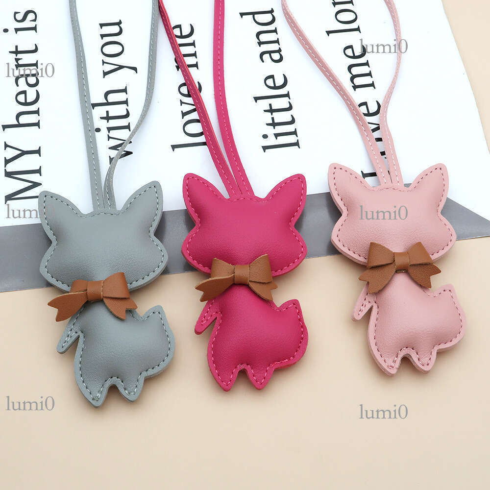 PU Cotton-Filled Cute Cartoon Fashion Bag Pendant Couple Small Ornament Car Keychain
