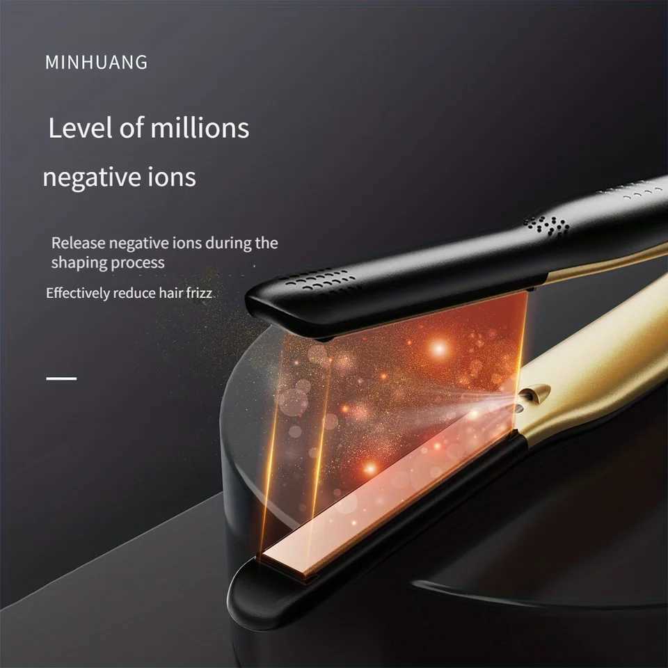 Ceramic Ionic Hair Straightener with LCD Display - Fast Heat for Smooth Shiny Hair Fast Heating for Smooth Shiny Hair for Women and Men W250814