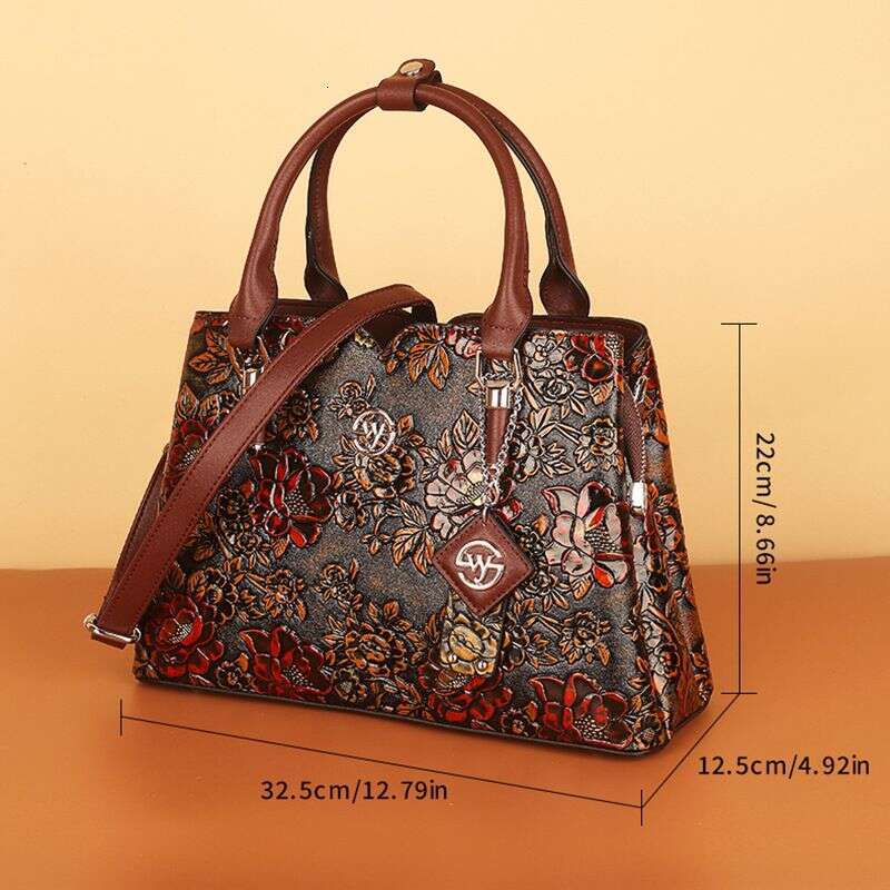 Handheld mother's 2024 new trend, light , large capacity bag, high-end feeling, middle-aged women's bag