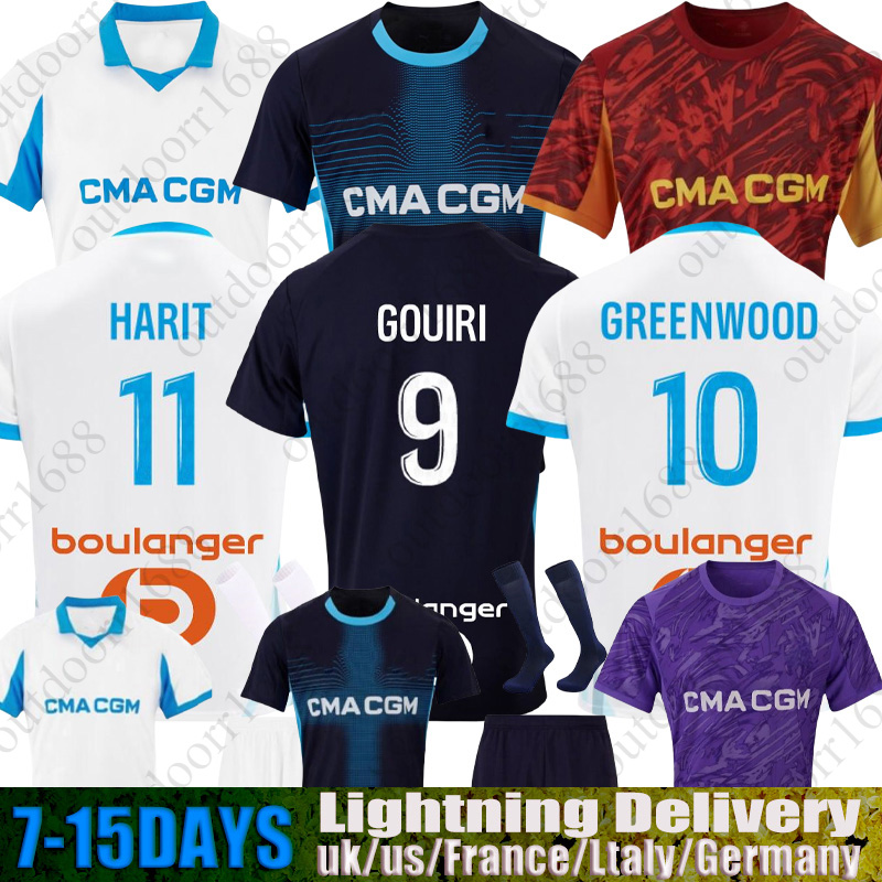 2025 2026 maillot de foot GREENWOOD 125th Anniversary Soccer jerseys OUNAHI harit 25 26 OM man and KIDS football shirt hommes enfants BALERDI RONGIER FANS player