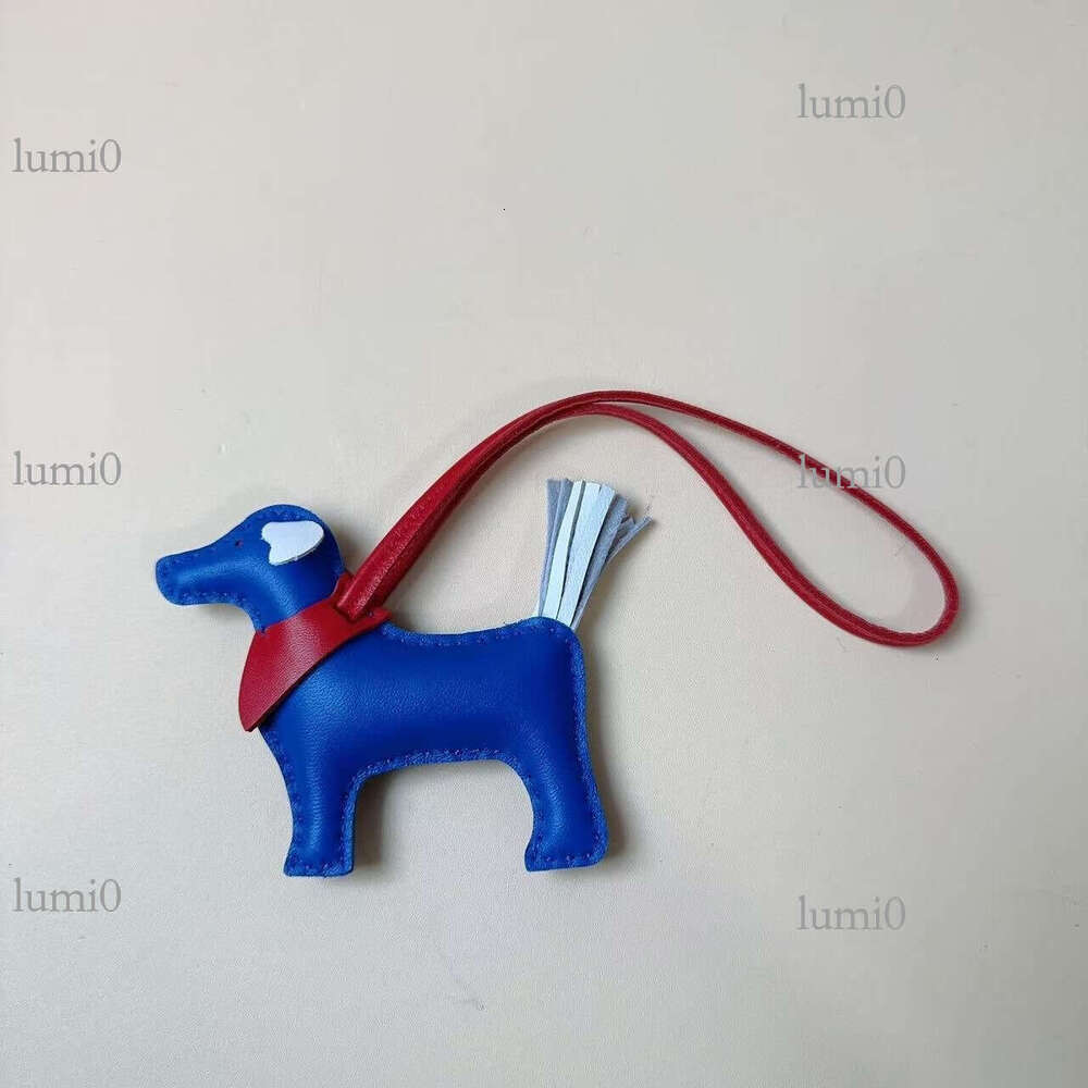 Puppy Bag Pendant New Sheepskin Hand-sewn Creative Cute Dog Hanging Decoration Car Rearview Mirror Ornament