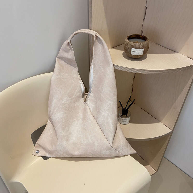 New Korean Style Lazy Underarm for Bags Designer Women Women, Casual Soft Leather Large Capacity Shoulder Bag, Trendy Niche Handheld Shopping Bag