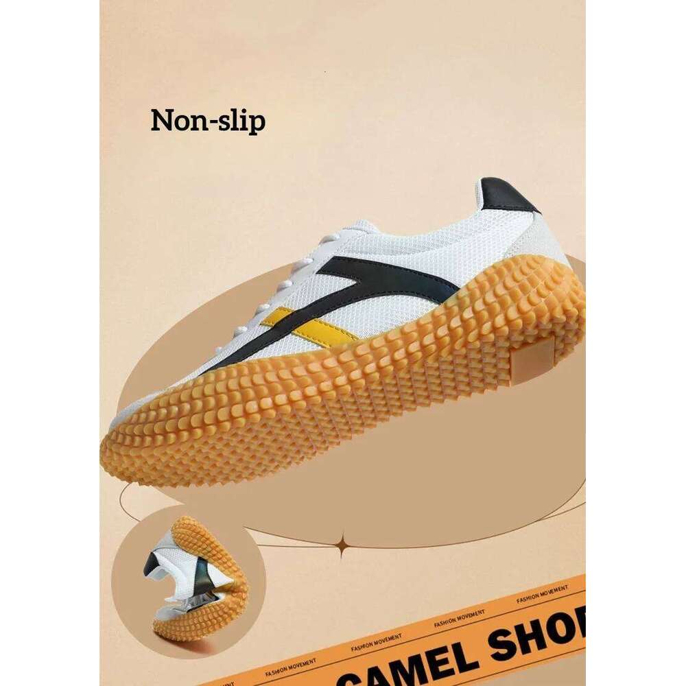 Men's Tug of War Non-slip Soft Breathable Wearable Sports Shoes Comfortable Large Size Striped Patchwork