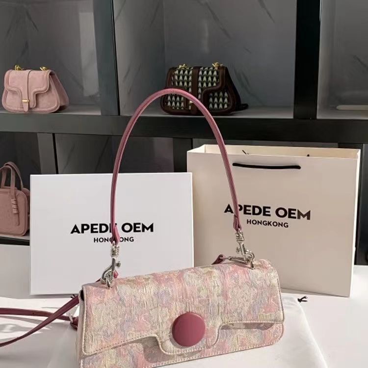 Designer Bag Wholesale Luxury Bag Women's Bags Niche Design Embroidered Underarm Bags Women 2025 New High-end Single Shoulder Baguette Bags