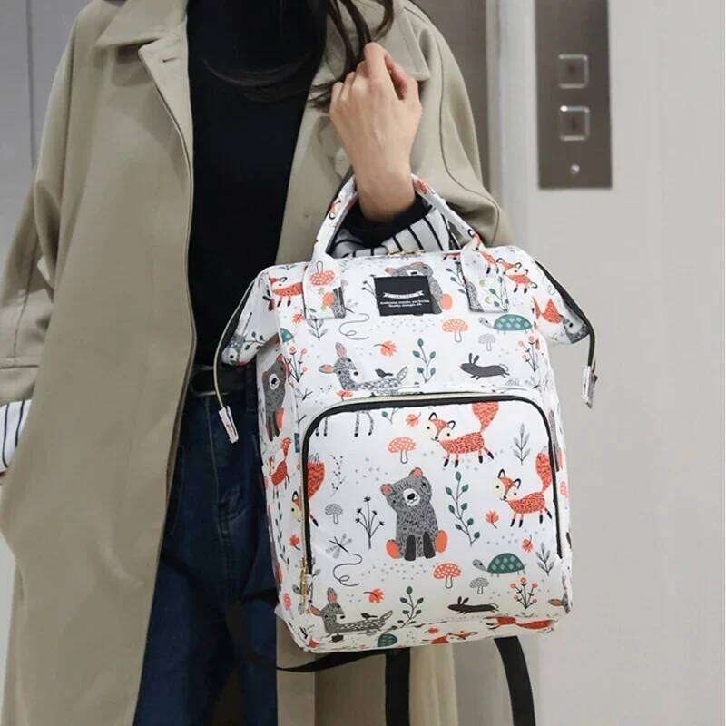 Fashion Oxford Shoulder Mother and Bag Mami Outdoor with Baby Insulated Milk Backpack Portable Storage