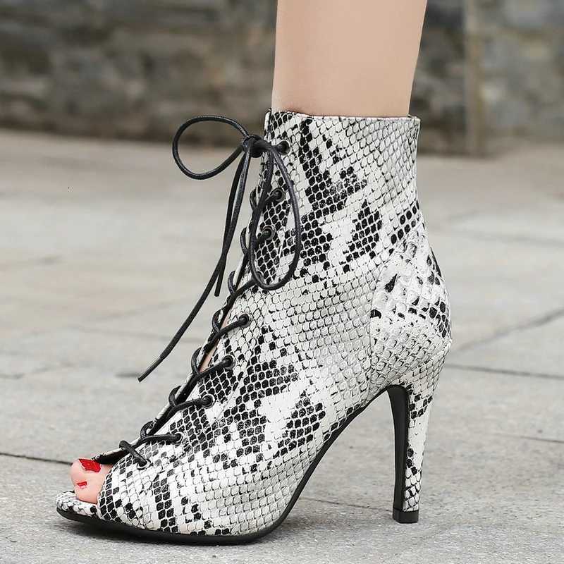 Summer Womens High-Quality Fashion Sandals Sexy High Heels Open-Toe Zipper Comfortable Indoor Jazz Dance Heels Shoes for Ladies W250814