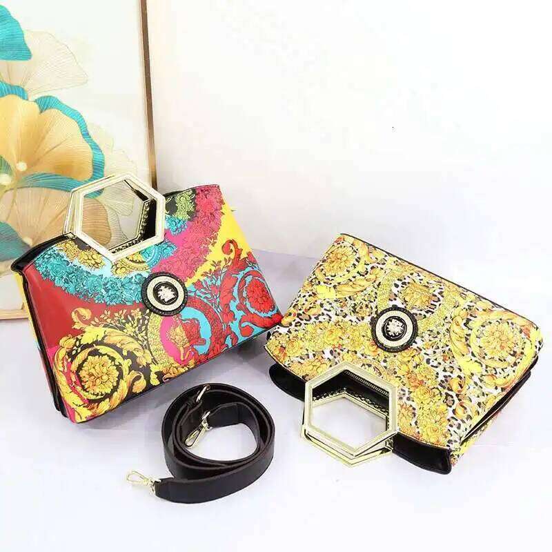 Designer Luxury Elegant Top Handle Various Printed Patterns Women S Crossbody Shoulder Frame Designer Bag