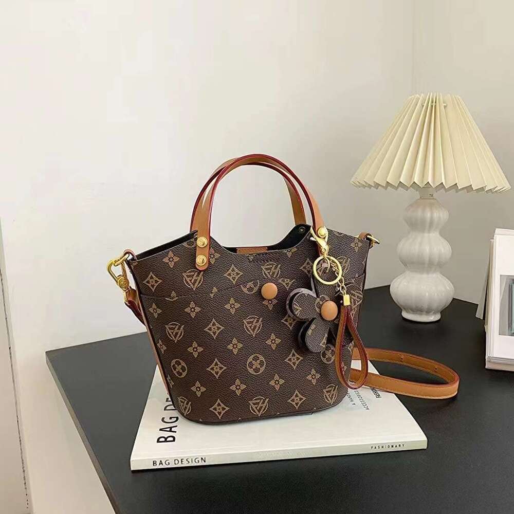 DHessentials Korean Style Basket Bag - Fashionable Tote Shoulder Bag for Women, Large Capacity PVC Handbag with Bow (4 Colors)