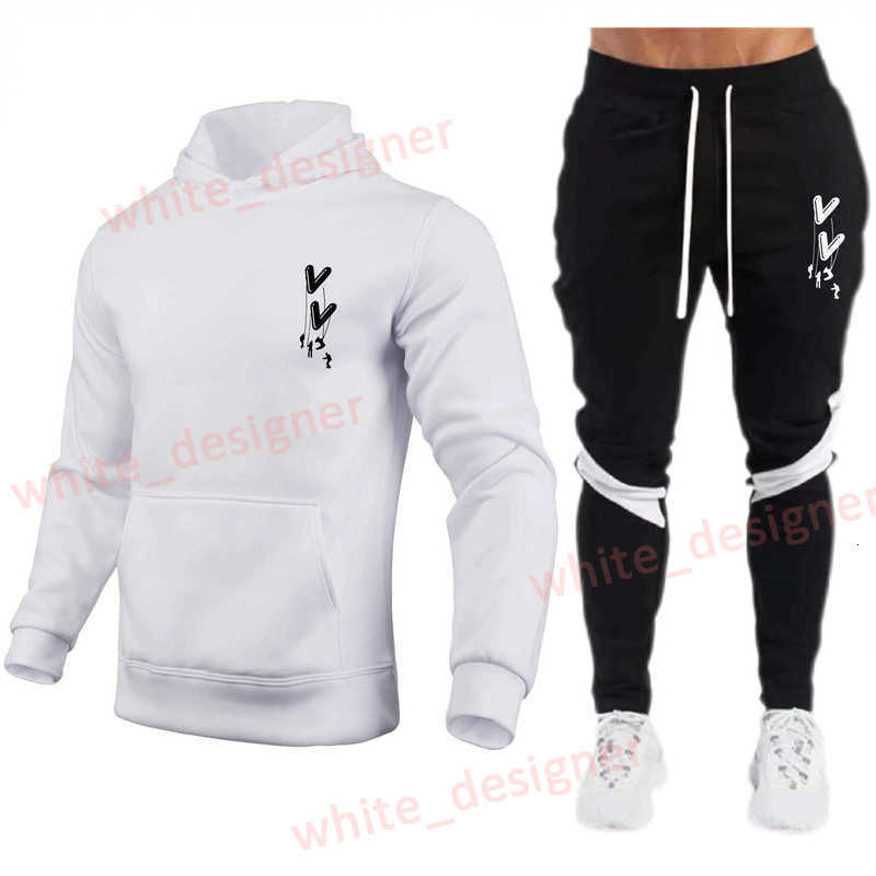 Designer Men's Tracksuits Spring and Autumn Solid Color Pullover Men and Women Sweatshirt Sports Set Sweatshirt Set Fleece Men and Women Hoodie