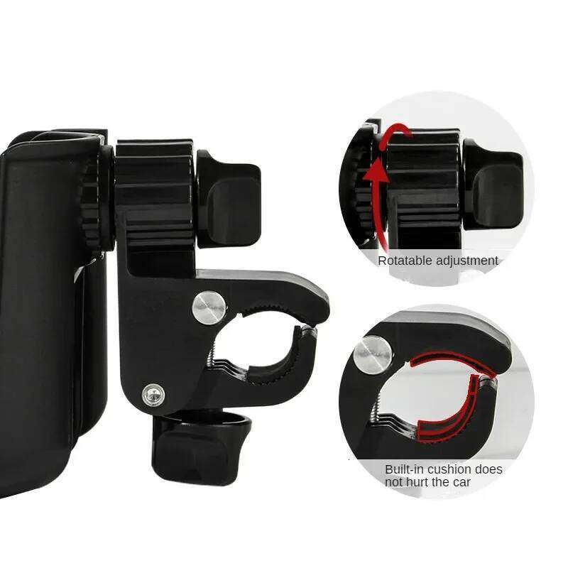 Stroller Mobile Phone Pushcart Water 2-in-1 Baby Bottle Beverage Cup Holder Accessories Universal Stand