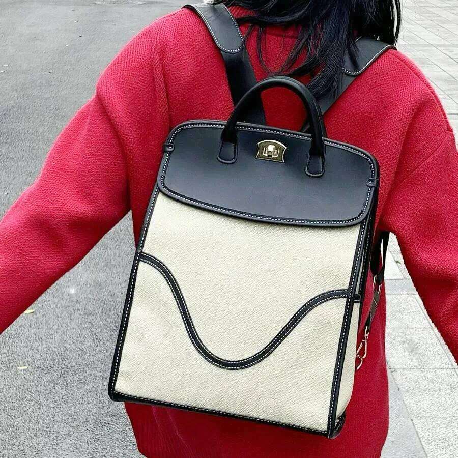 Fashion Laptop Multifunctional Large Capacity Casual Minimalist Style Outdoor Travel Backpack Bag