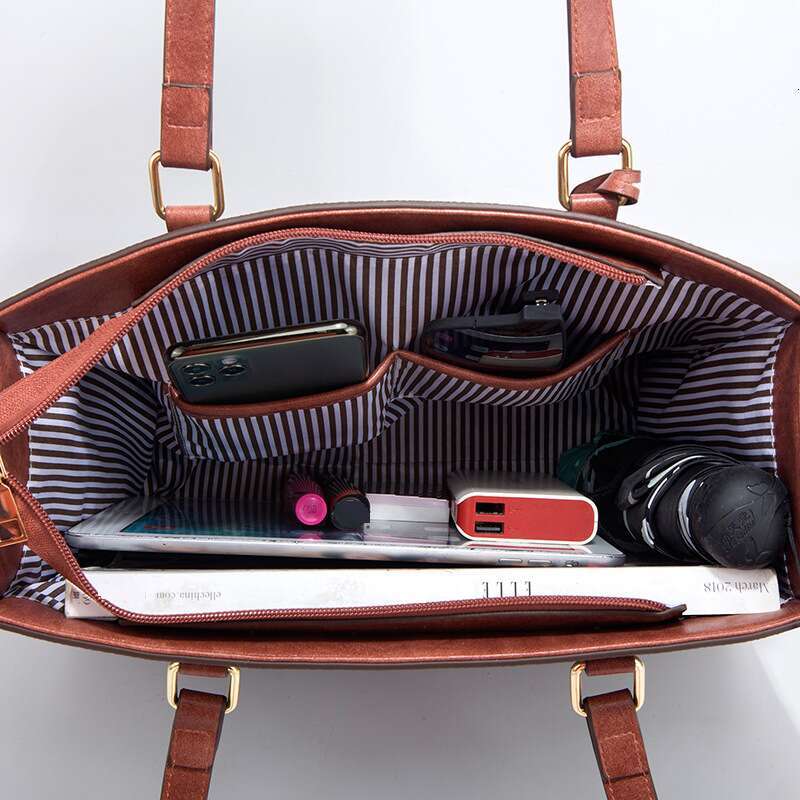 Women's Bags new autumn winter handbags fashion trend shoulder retro messenger large capacity mother and daughter bag