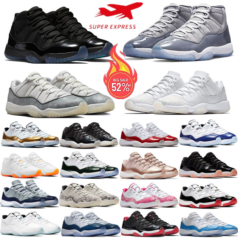 Designer shoes 11 11s basketball shoes for men women Pink Blue White Black mens sneakers womens trainers sports outdoor shoe Size 36-47