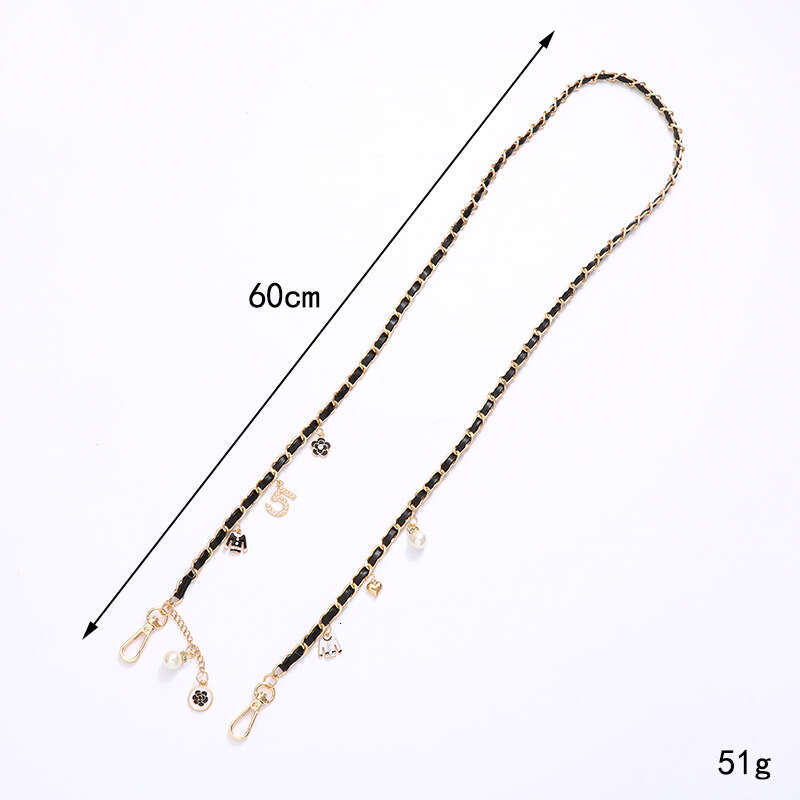 Bag Charm Designer charms women Camellia Accessories Number 5 shoulder Bags Multifunctional chain Shoulder Strap men Phone Lanyard Pendant