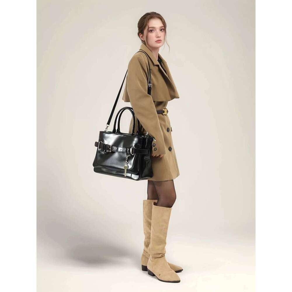 Lrage Capacity Tote Designer Shoulder Bag PU Leather Bucket Bags for Women Handbags and Purses New 2025 Shopper